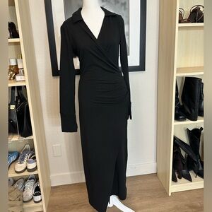 Desk to Dinner Midi Fashion Nova Dress